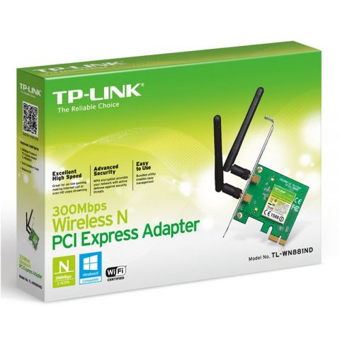 TP LINK TL WN881ND Tarjeta Red WiFi N300 PCI E