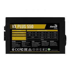 Aerocool Fuente VXPLUS 550W 12c PMW Fan PCI E 6PIN