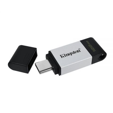 Kingston DataTraveler DT80 128GB USB C 32 Plata