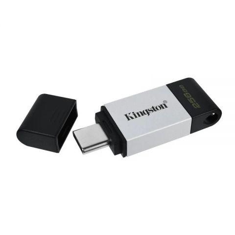 Kingston DataTraveler DT80 256GB USB C 32 Plata