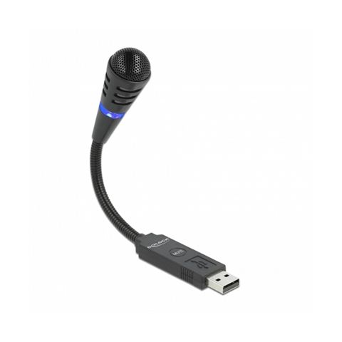 Delock Microfono USB con boton silencio