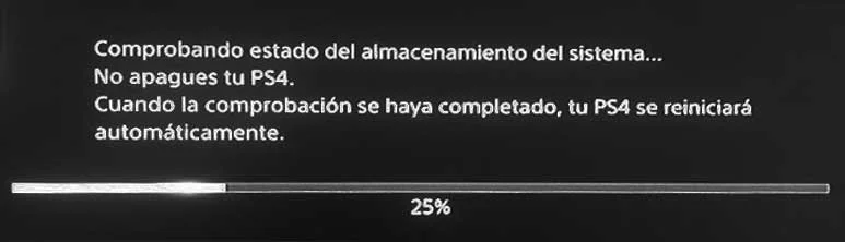 comprobando almacenamiento